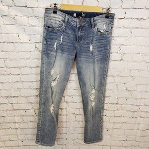 KUT DISTRESSED CATHERINE BOYFRIEND SZ 8 JEANS>>SALE PRICED!!